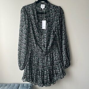 NWT Misa Dress in black, lavender, green.  Long Sleeve
